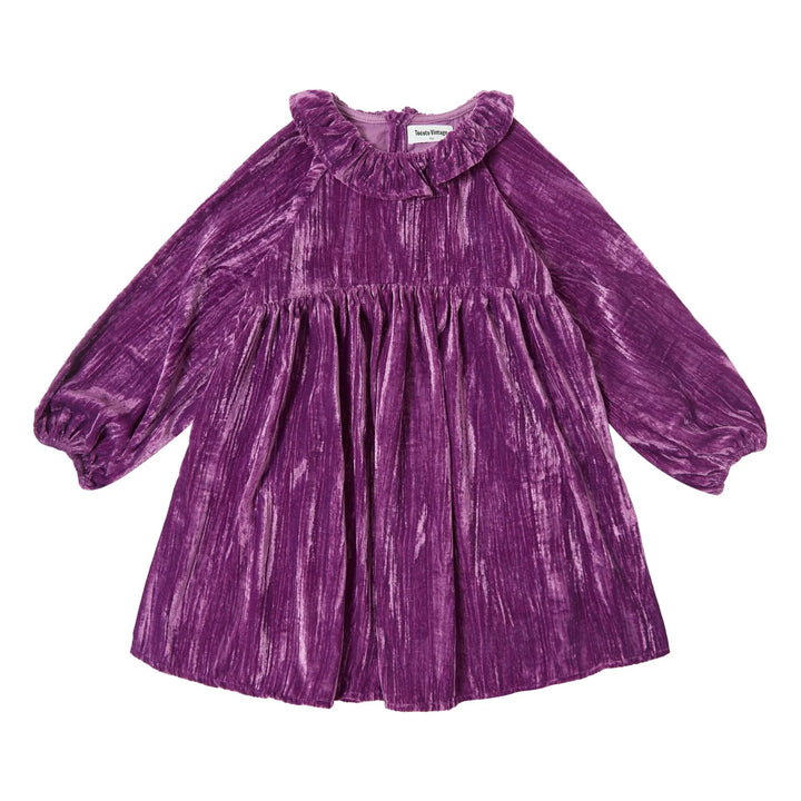 vestido em veludo Tocoto Vintage