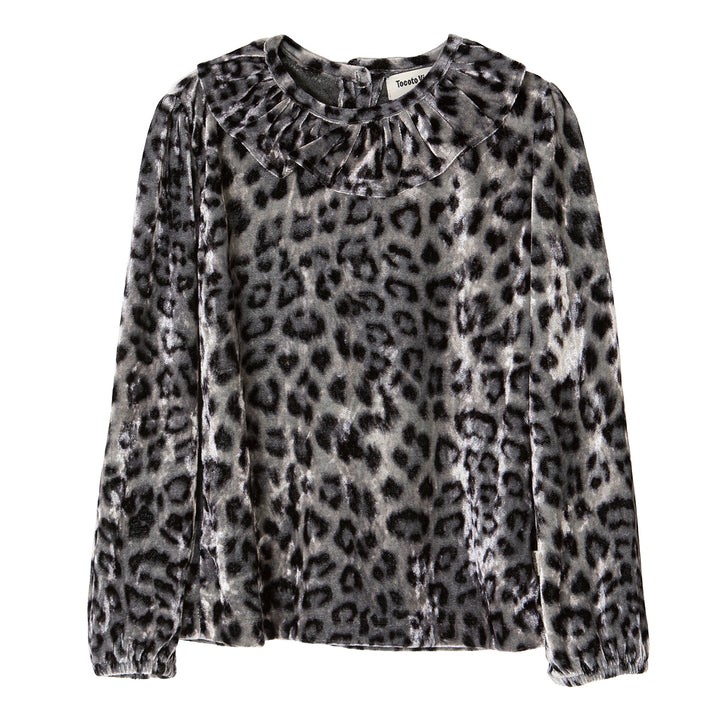 blusa com gola tocoto vintage